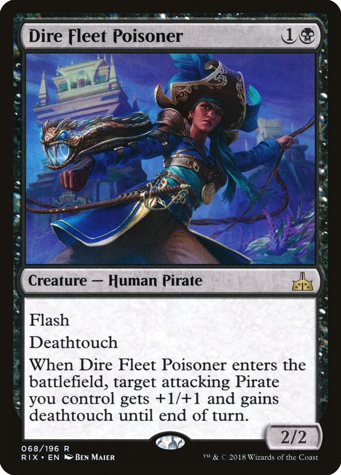 Dire Fleet Poisoner [Rivals of Ixalan] | Play N Trade Winnipeg