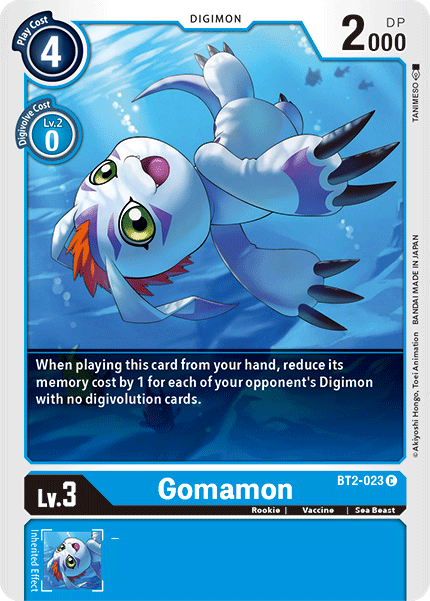 Gomamon [BT2-023] [Release Special Booster Ver.1.5] | Play N Trade Winnipeg