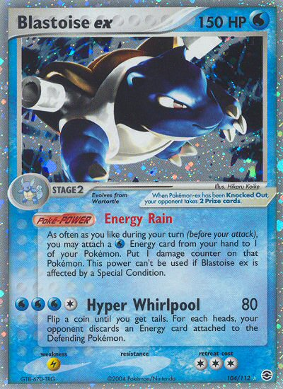 Blastoise ex (104/112) [EX: FireRed & LeafGreen] | Play N Trade Winnipeg