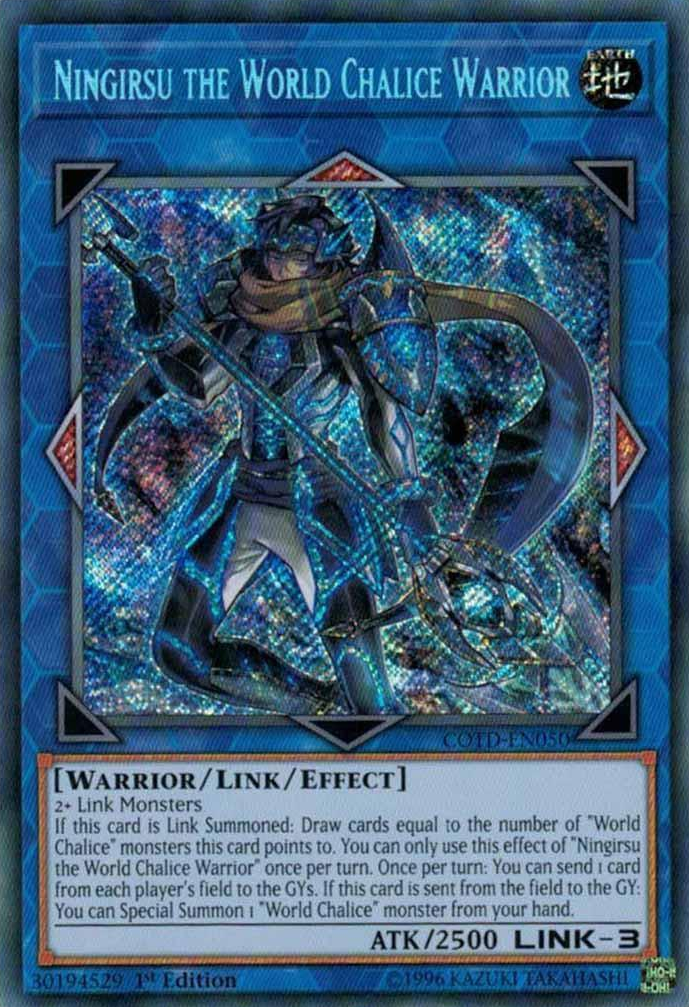 Ningirsu the World Chalice Warrior [COTD-EN050] Secret Rare | Play N Trade Winnipeg