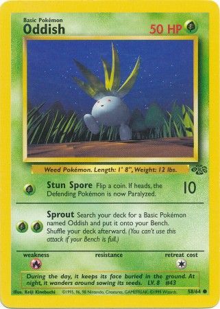 Oddish (58/64) [Jungle Unlimited] | Play N Trade Winnipeg