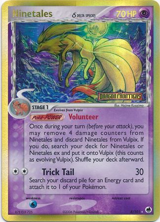 Ninetales (8/101) (Delta Species) (Stamped) [EX: Dragon Frontiers] | Play N Trade Winnipeg