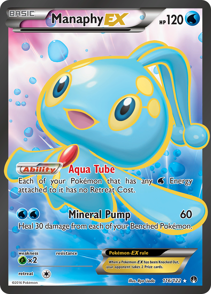 Manaphy EX (116/122) [XY: BREAKpoint] | Play N Trade Winnipeg