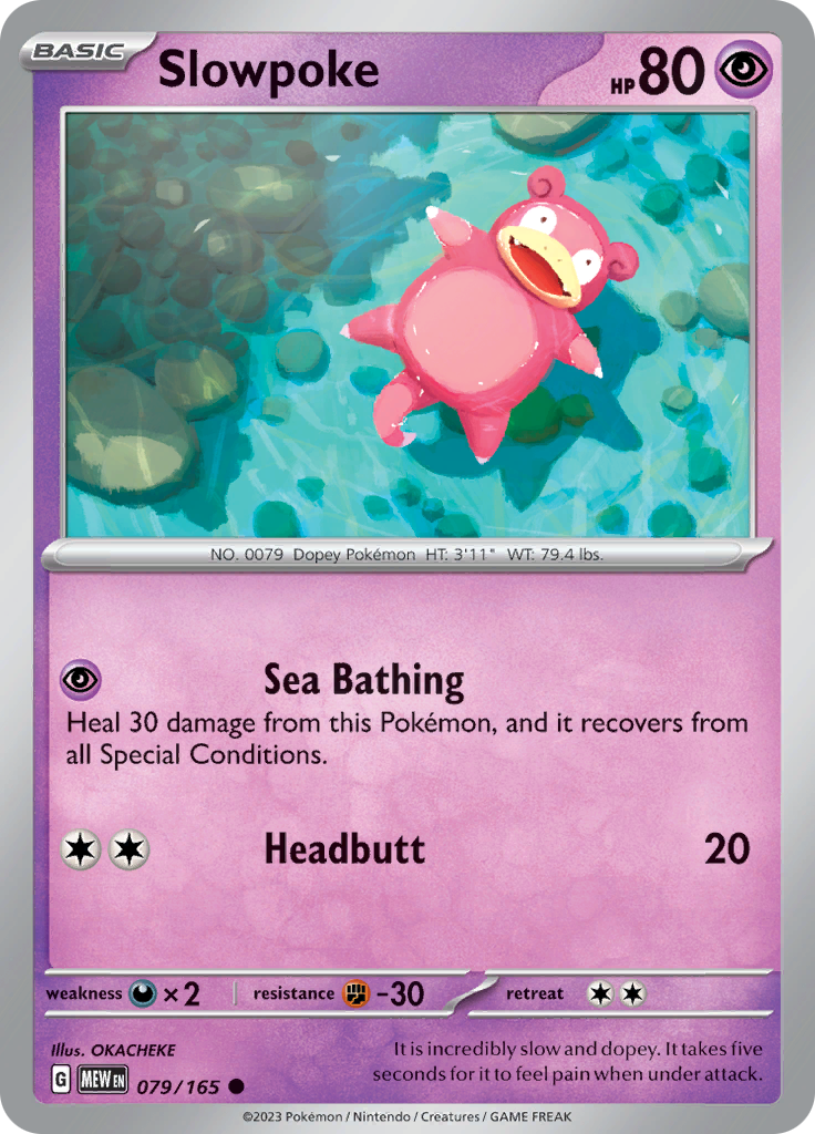 Slowpoke (079/165) [Scarlet & Violet: 151] | Play N Trade Winnipeg