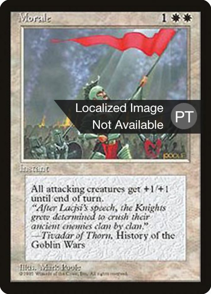 Morale [Fourth Edition (Foreign Black Border)] | Play N Trade Winnipeg