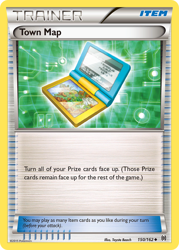 Town Map (150/162) [XY: BREAKthrough] | Play N Trade Winnipeg