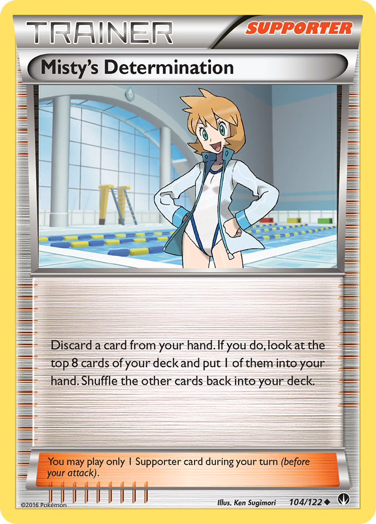 Misty's Determination (104/122) [XY: BREAKpoint] | Play N Trade Winnipeg