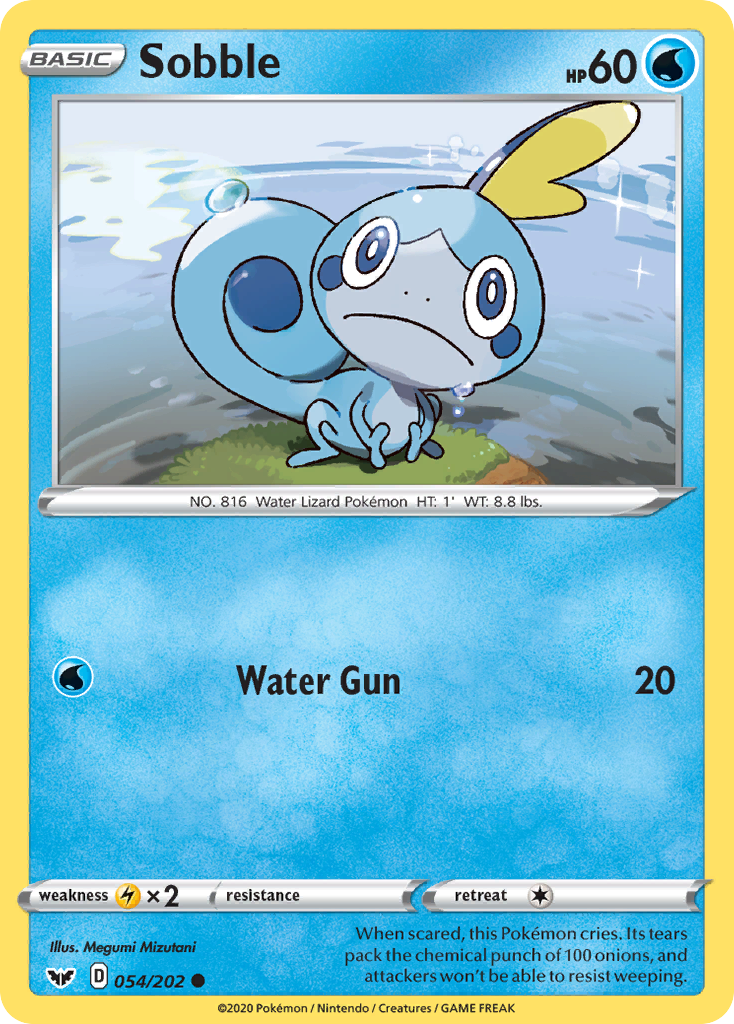 Sobble (054/202) [Sword & Shield: Base Set] | Play N Trade Winnipeg