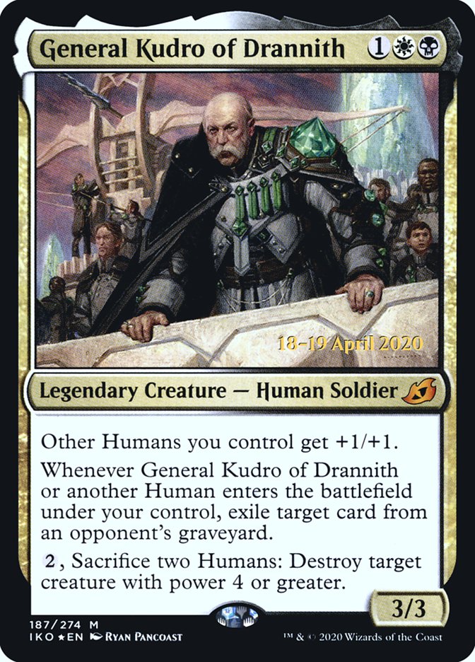 General Kudro of Drannith  [Ikoria: Lair of Behemoths Prerelease Promos] | Play N Trade Winnipeg