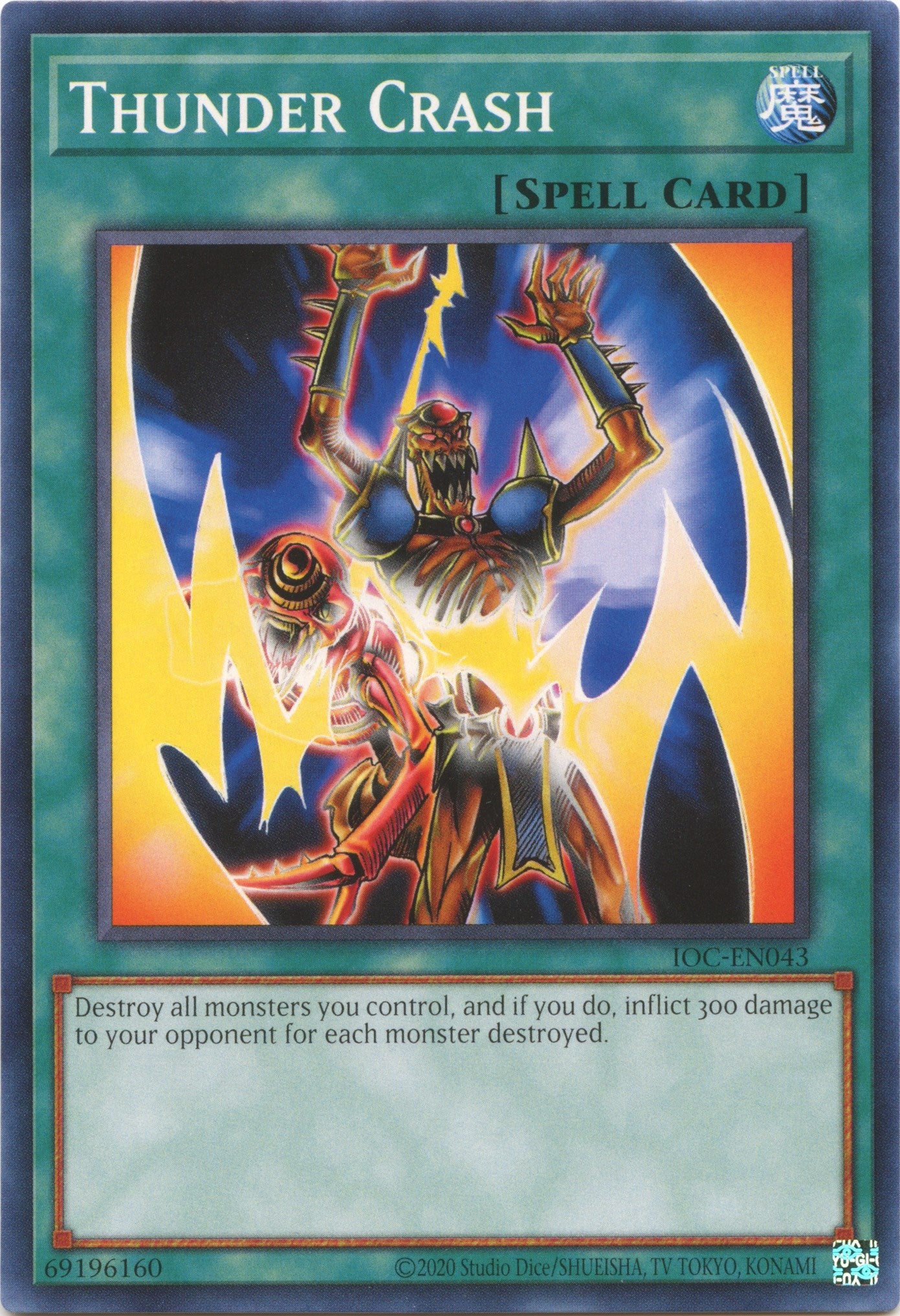 Thunder Crash (25th Anniversary) [IOC-EN043] Common | Play N Trade Winnipeg