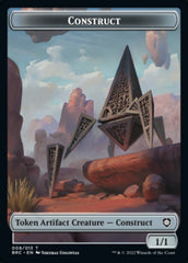 Construct (008) // Phyrexian Myr Double-Sided Token [The Brothers' War Commander Tokens] | Play N Trade Winnipeg