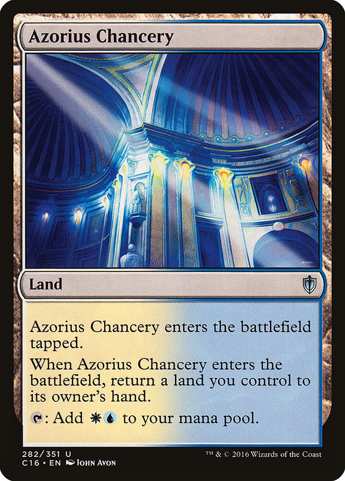 Azorius Chancery [Commander 2016] | Play N Trade Winnipeg