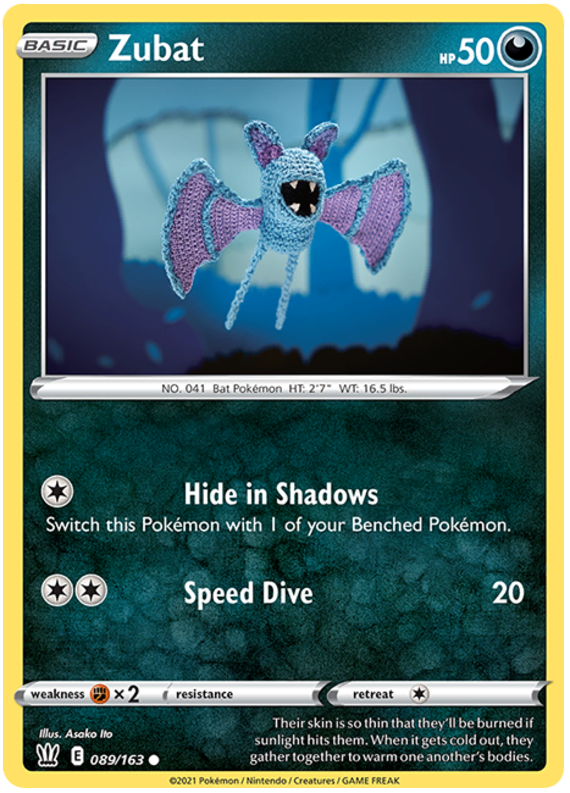 Zubat (089/163) [Sword & Shield: Battle Styles] | Play N Trade Winnipeg