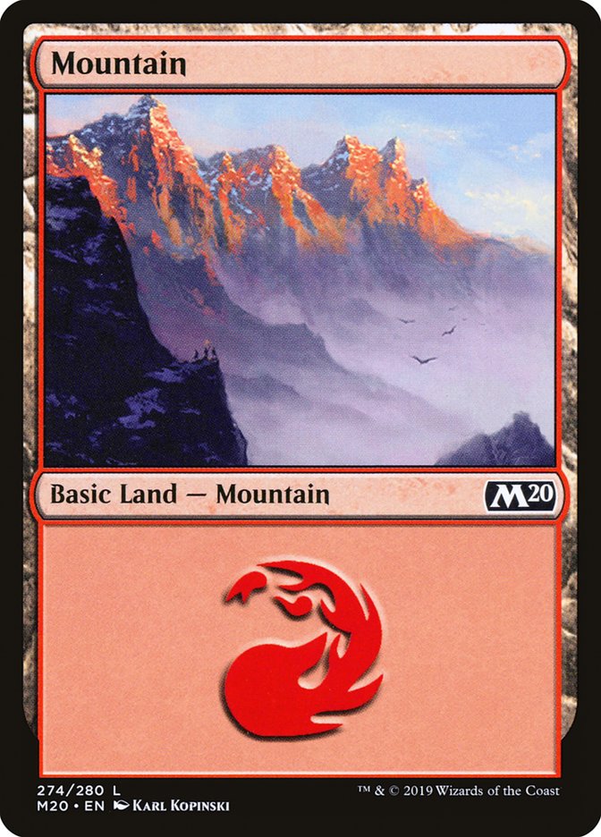 Mountain (274) [Core Set 2020] | Play N Trade Winnipeg
