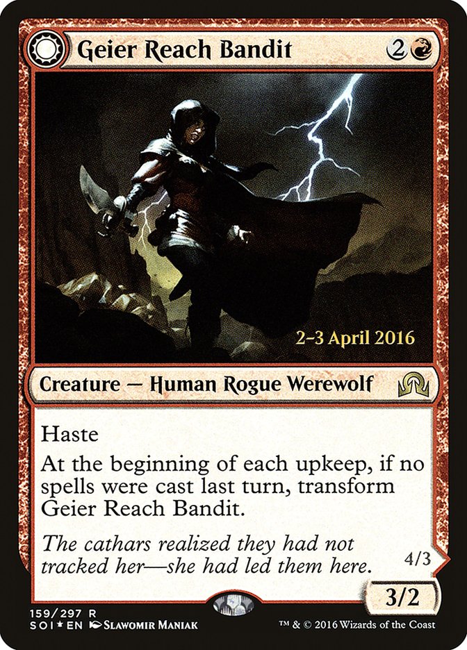 Geier Reach Bandit // Vildin-Pack Alpha [Shadows over Innistrad Prerelease Promos] | Play N Trade Winnipeg