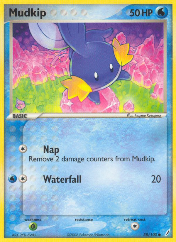 Mudkip (58/100) [EX: Crystal Guardians] | Play N Trade Winnipeg