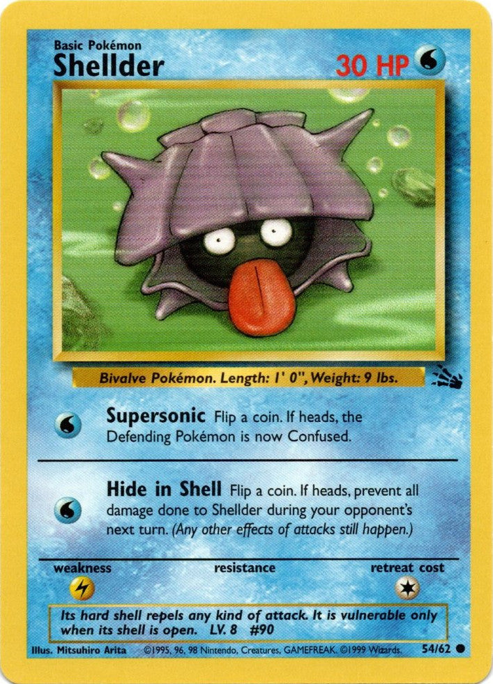 Shellder (54/62) [Fossil Unlimited] | Play N Trade Winnipeg