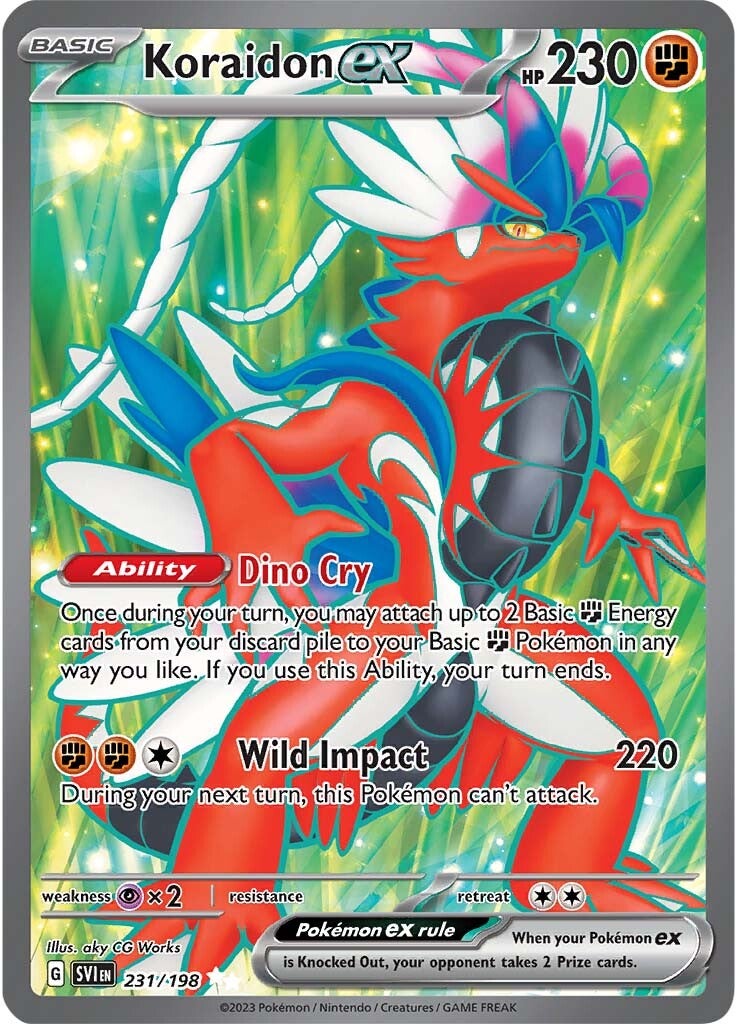 Koraidon ex (231/198) [Scarlet & Violet: Base Set] | Play N Trade Winnipeg