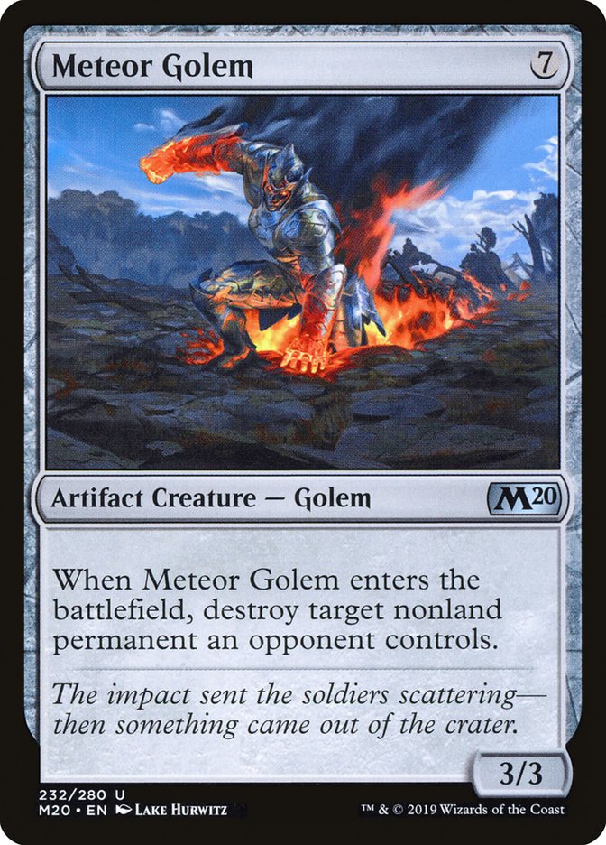 Meteor Golem [Core Set 2020] | Play N Trade Winnipeg