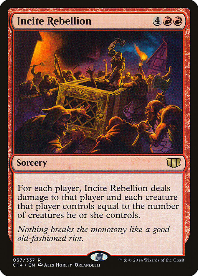 Incite Rebellion [Commander 2014] | Play N Trade Winnipeg