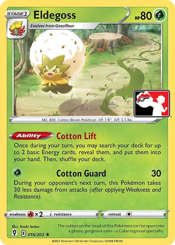 Eldegoss (016/203) [Prize Pack Series One] | Play N Trade Winnipeg