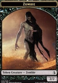 Zombie // Trueheart Duelist Token [Amonkhet Tokens] | Play N Trade Winnipeg