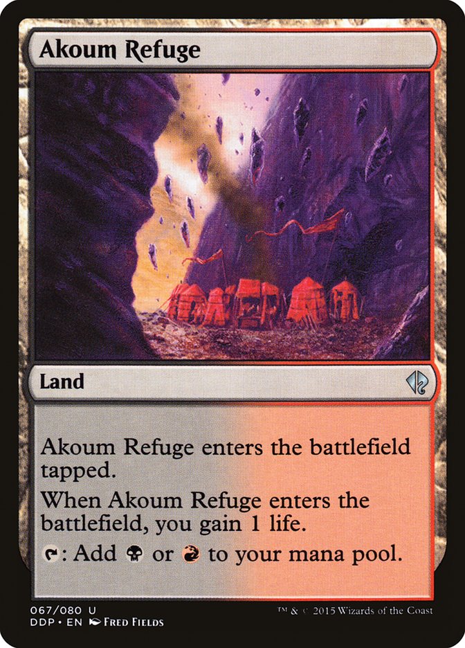 Akoum Refuge [Duel Decks: Zendikar vs. Eldrazi] | Play N Trade Winnipeg