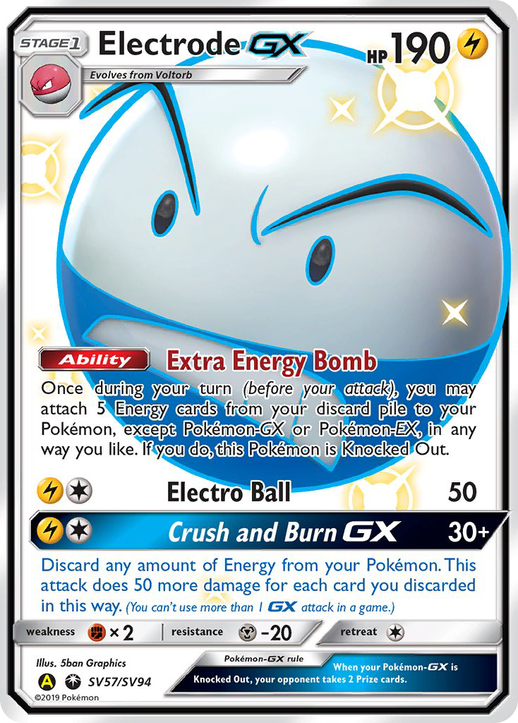 Electrode GX (SV57/SV94) [Sun & Moon: Hidden Fates - Shiny Vault] | Play N Trade Winnipeg