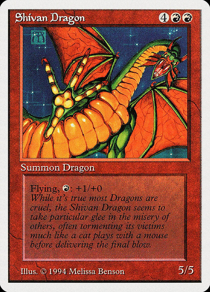 Shivan Dragon [Summer Magic / Edgar] | Play N Trade Winnipeg