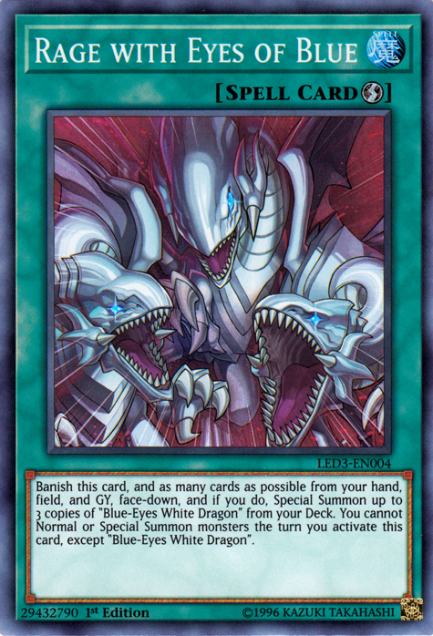 Rage with Eyes of Blue [LED3-EN004] Super Rare | Play N Trade Winnipeg