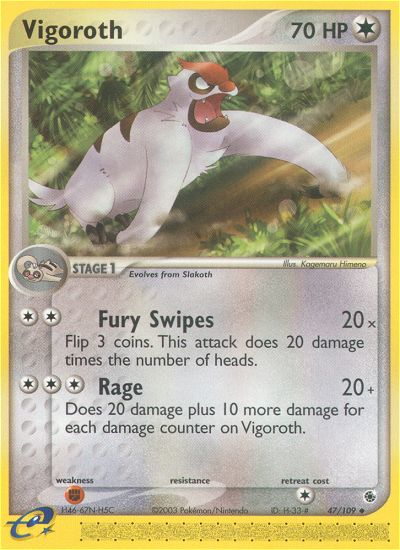 Vigoroth (47/109) [EX: Ruby & Sapphire] | Play N Trade Winnipeg