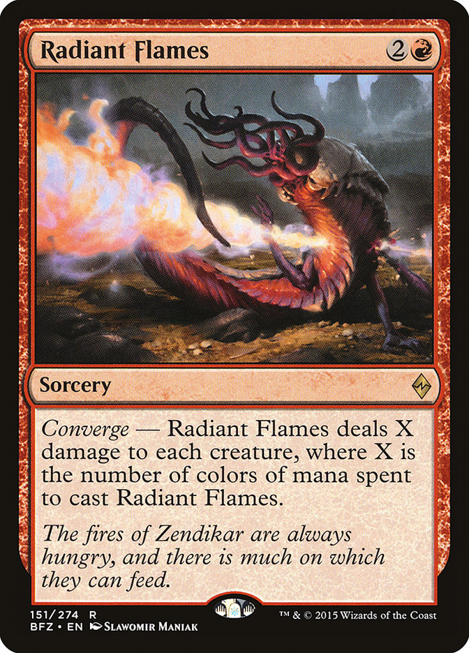 Radiant Flames [Battle for Zendikar] | Play N Trade Winnipeg