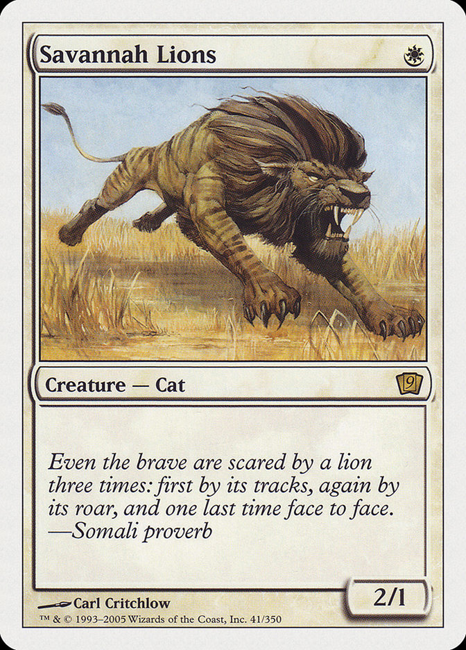 Savannah Lions [Ninth Edition] | Play N Trade Winnipeg