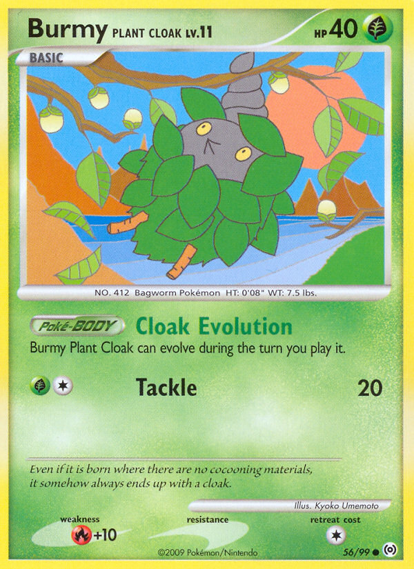 Burmy Plant Cloak (56/99) [Platinum: Arceus] | Play N Trade Winnipeg