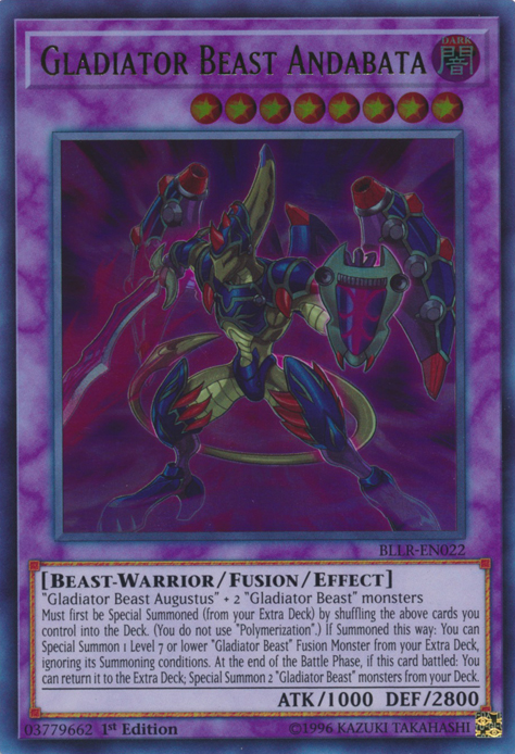 Gladiator Beast Andabata [BLLR-EN022] Ultra Rare | Play N Trade Winnipeg
