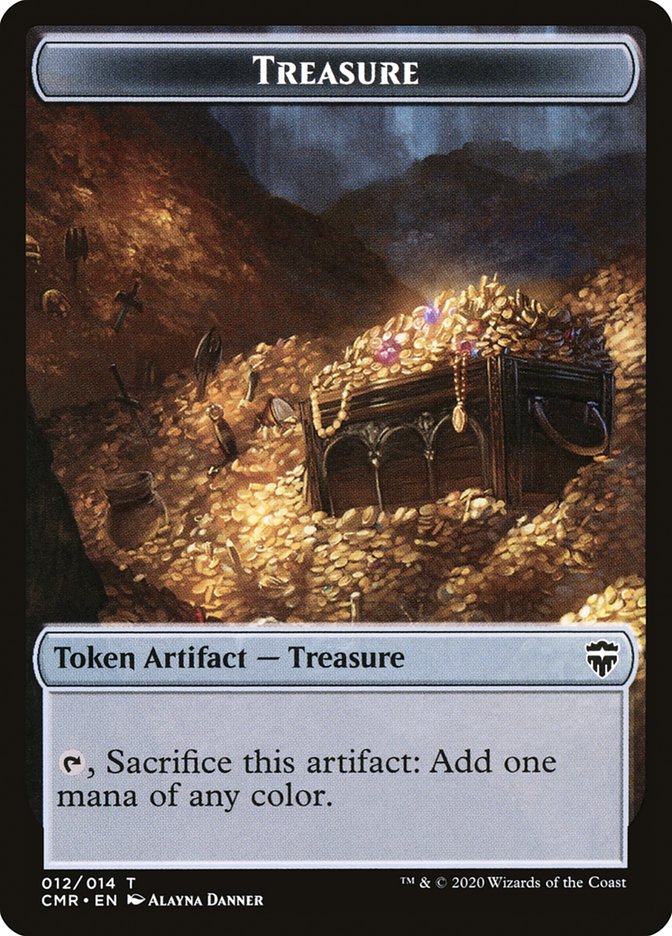 Copy (013) // Treasure Token [Commander Legends Tokens] | Play N Trade Winnipeg