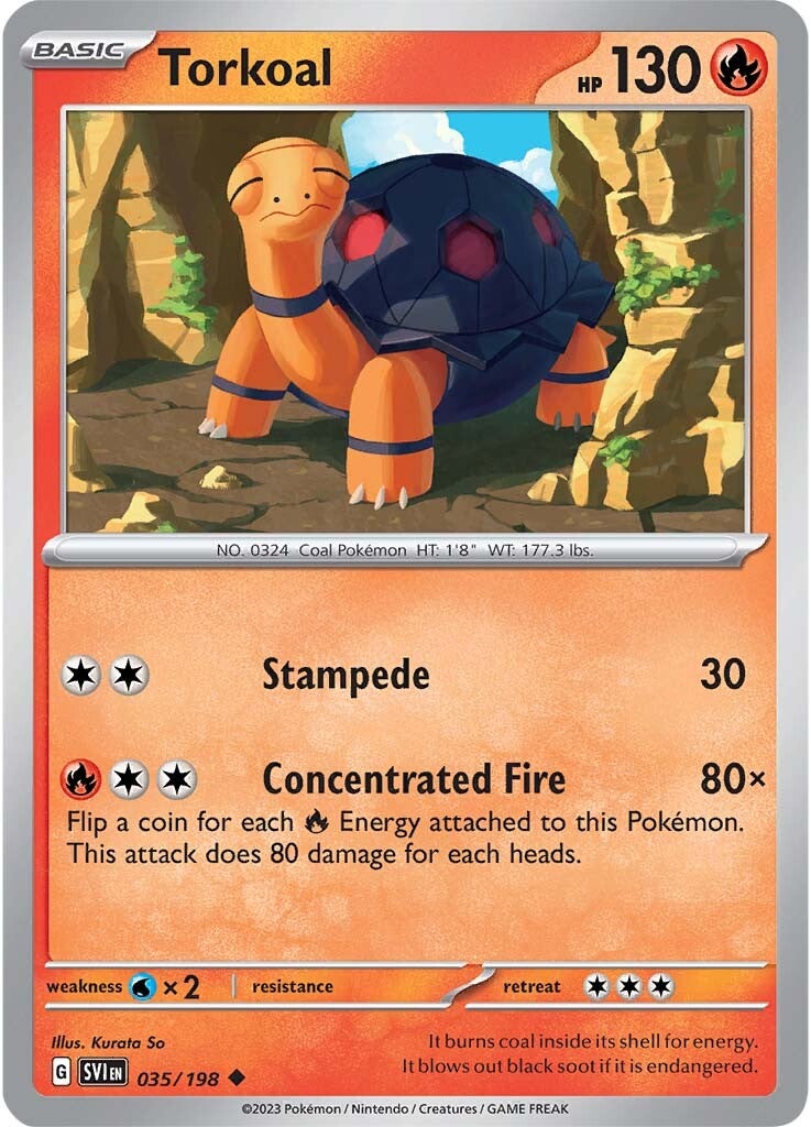 Torkoal (035/198) [Scarlet & Violet: Base Set] | Play N Trade Winnipeg