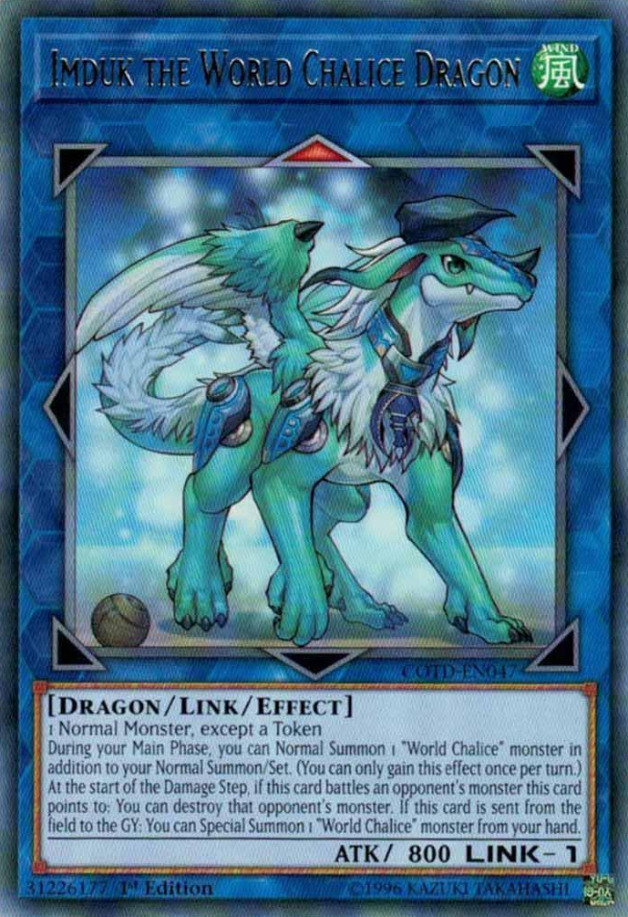 Imduk the World Chalice Dragon [COTD-EN047] Rare | Play N Trade Winnipeg