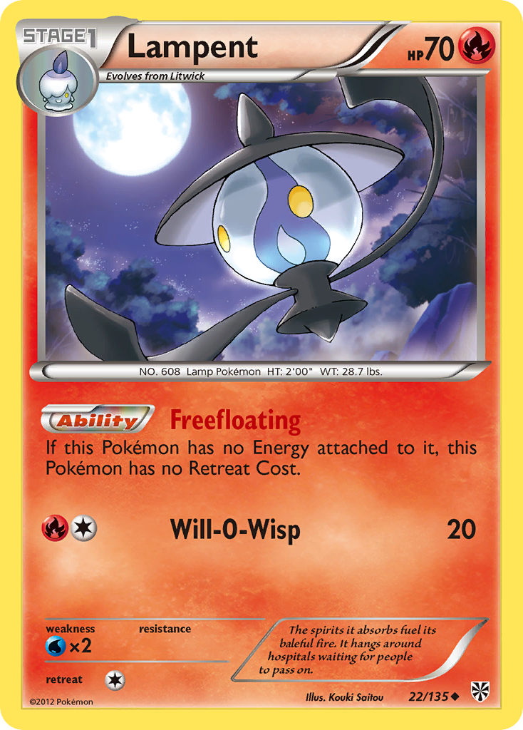 Lampent (22/135) [Black & White: Plasma Storm] | Play N Trade Winnipeg