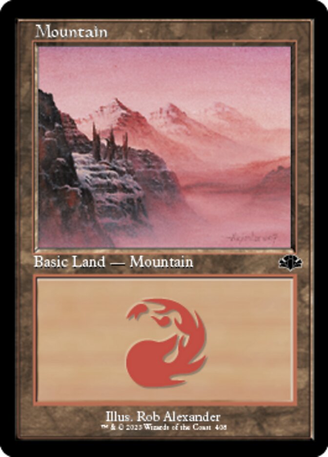 Mountain (408) (Retro) [Dominaria Remastered] | Play N Trade Winnipeg