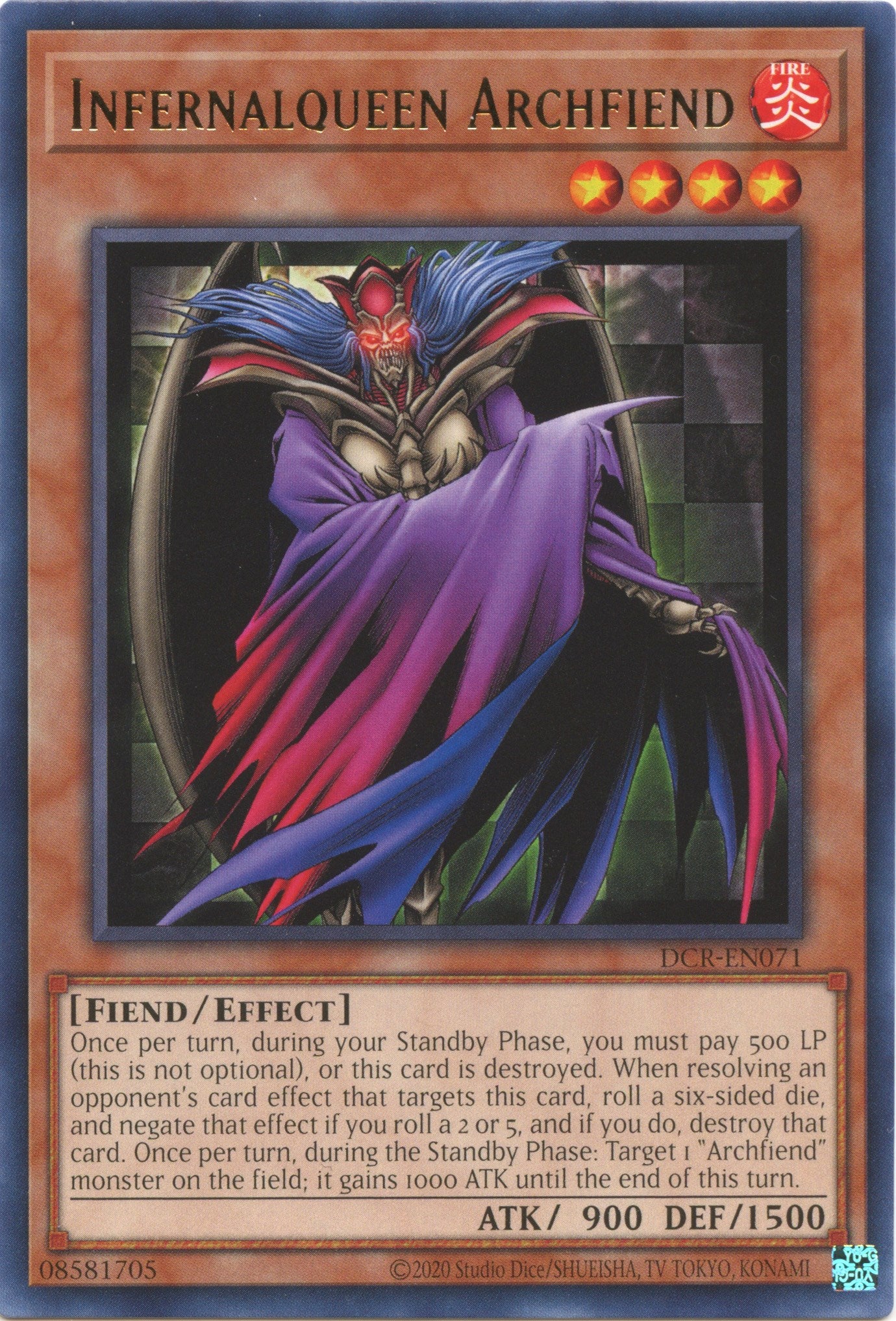 Infernalqueen Archfiend (25th Anniversary) [DCR-EN071] Rare | Play N Trade Winnipeg