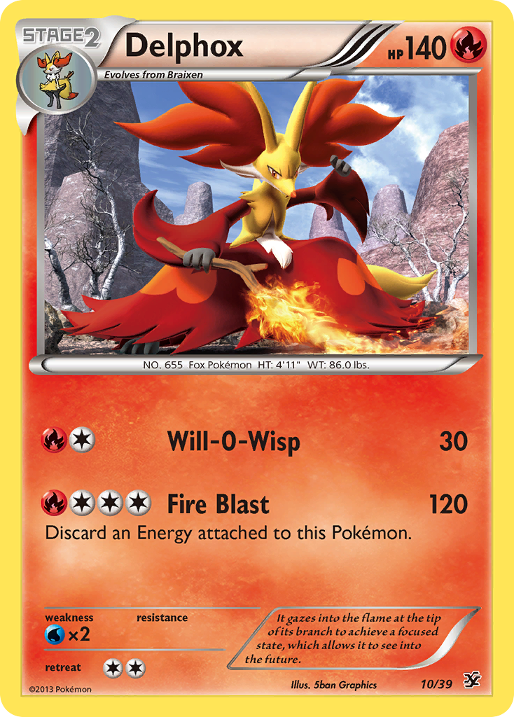 Delphox (10/39) [XY: Kalos Starter Set] | Play N Trade Winnipeg