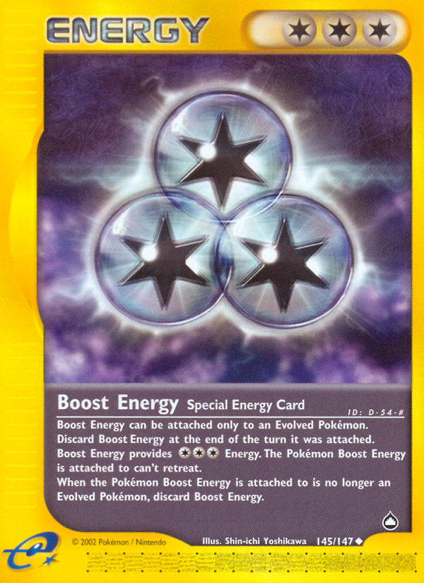 Boost Energy (145/147) [Aquapolis] | Play N Trade Winnipeg