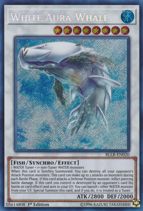 White Aura Whale [BLLR-EN020] Secret Rare | Play N Trade Winnipeg