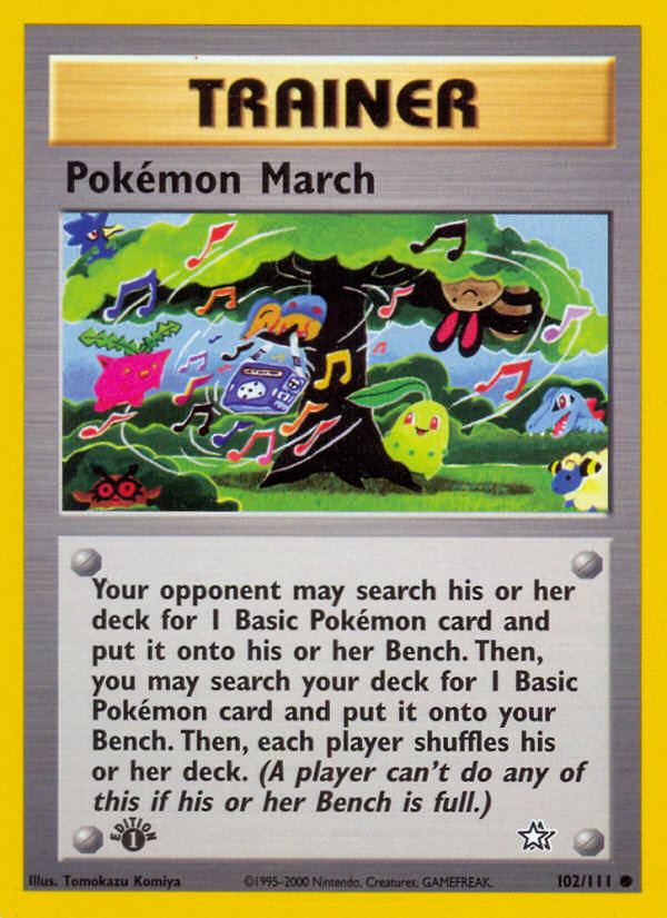 Pokemon March (102/111) [Neo Genesis 1st Edition] | Play N Trade Winnipeg