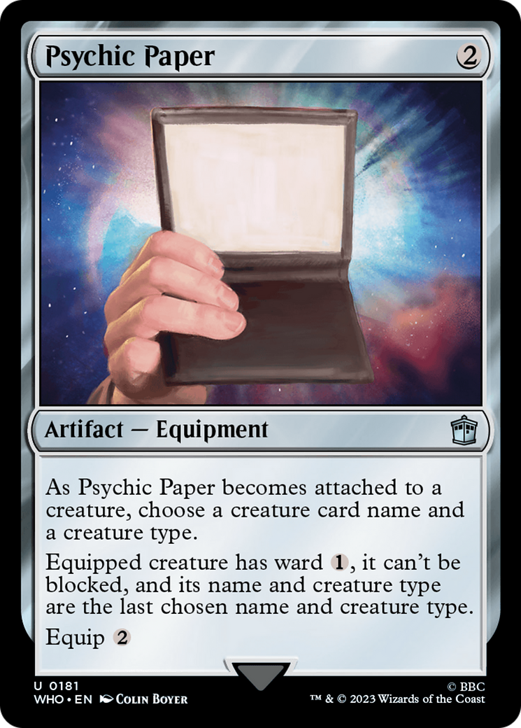 Psychic Paper [Doctor Who] | Play N Trade Winnipeg