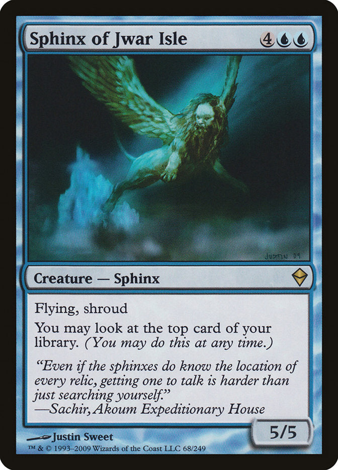 Sphinx of Jwar Isle [Zendikar] | Play N Trade Winnipeg