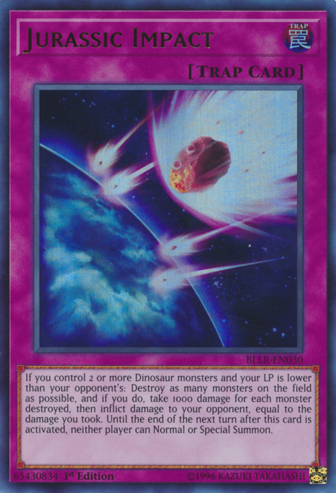 Jurassic Impact [BLLR-EN030] Ultra Rare | Play N Trade Winnipeg