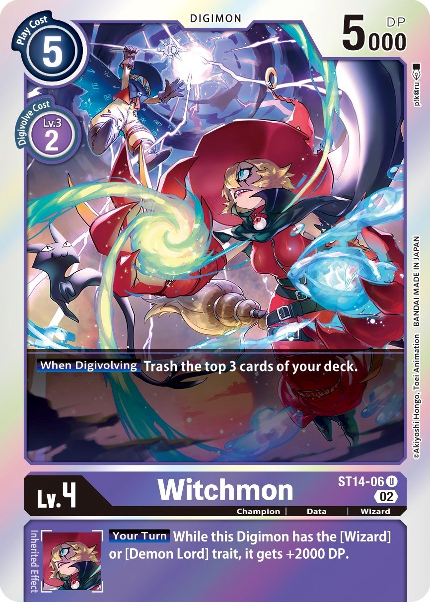 Witchmon [ST14-06] [Starter Deck: Beelzemon Advanced Deck Set] | Play N Trade Winnipeg