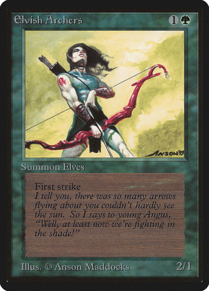 Elvish Archers [Limited Edition Beta] | Play N Trade Winnipeg